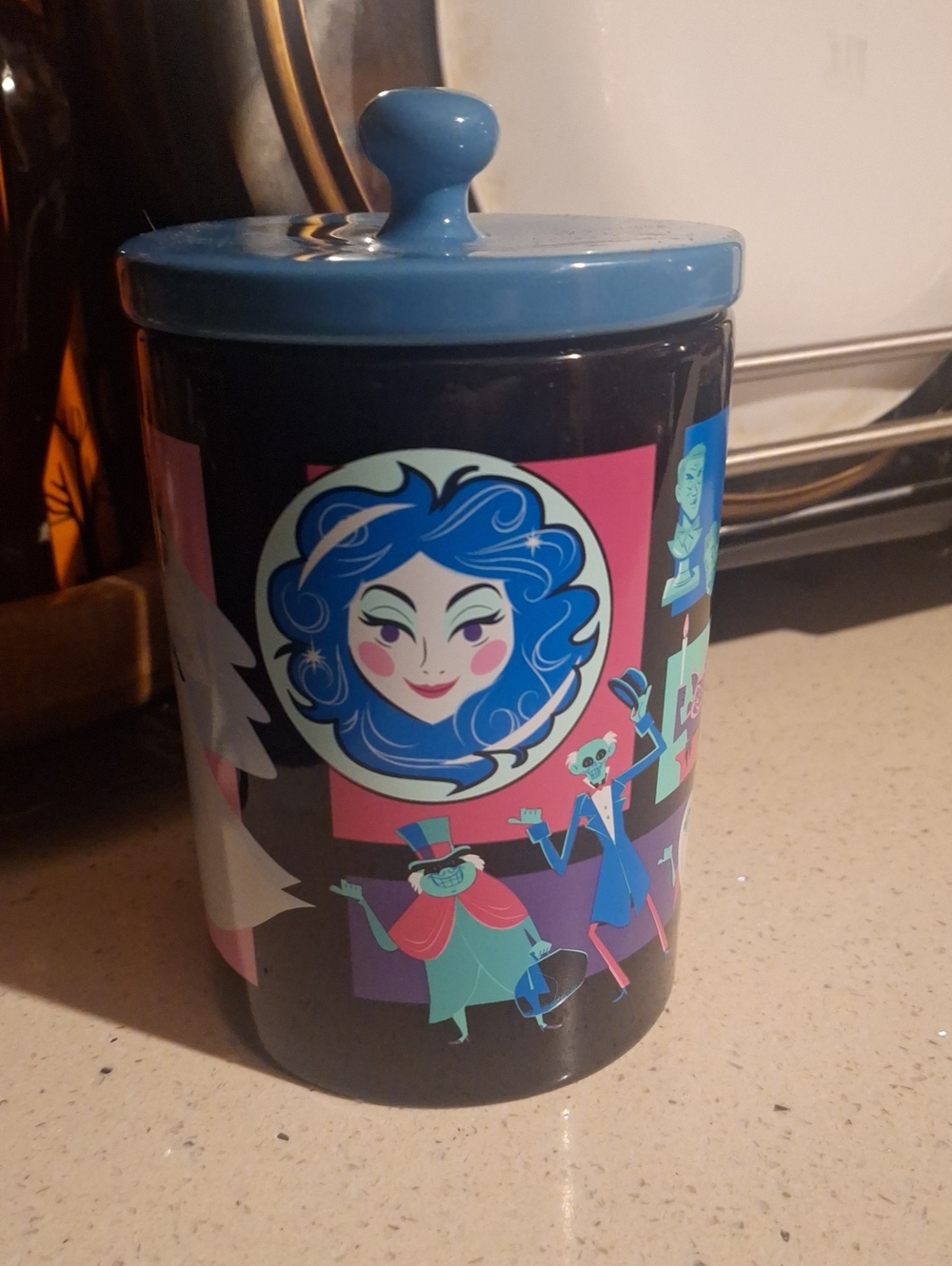 Disney Parks The Haunted Mansion Leota Ghost Busts Jar Canister Rare 6"